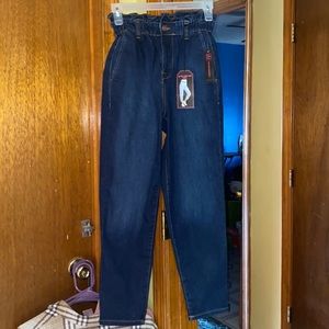 High Rise Mom Jeans.